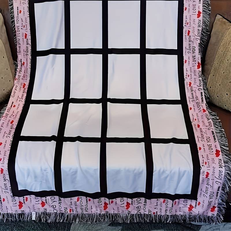 Blank Sublimation Throw Blankets For Heat Press Sublimation - Temu Australia